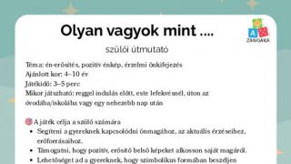 Tükörerdő - szülői gyakorlatok